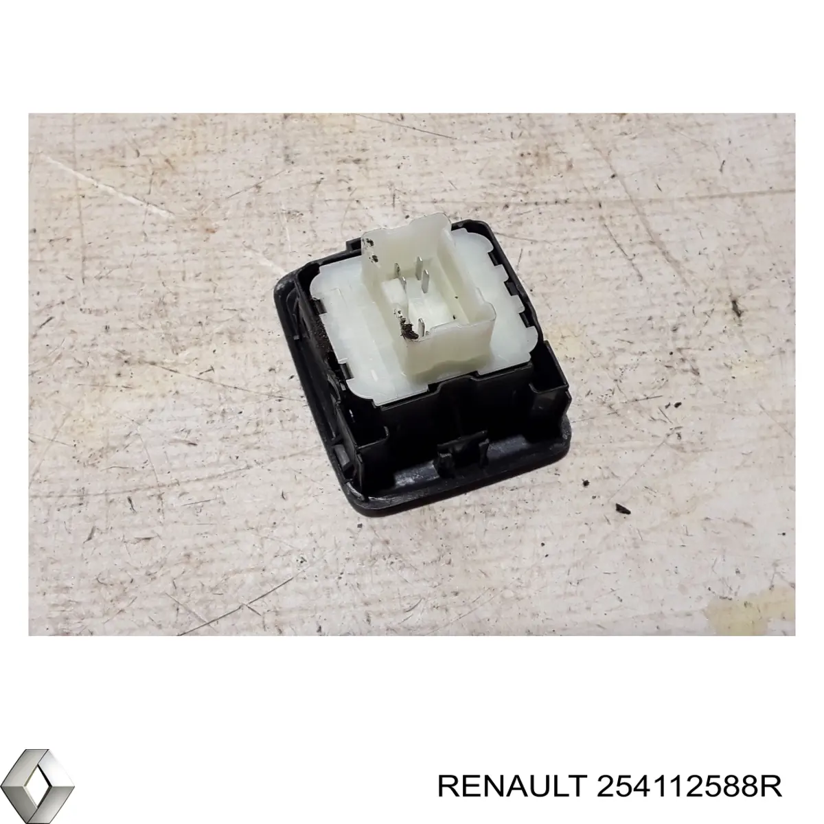 254112588R Renault (RVI) Unidade de botões dianteira esquerda de controlo de elevador de vidro