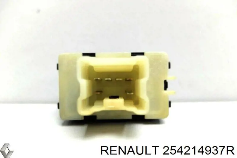 254214937R Renault (RVI) Botão de ativação de motor de acionamento de vidro de consola central