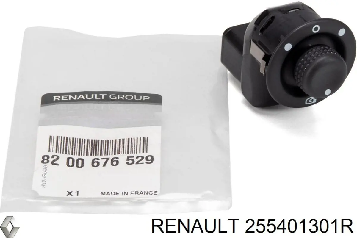 255401301R Renault (RVI) Comutador esquerdo instalado na coluna da direção