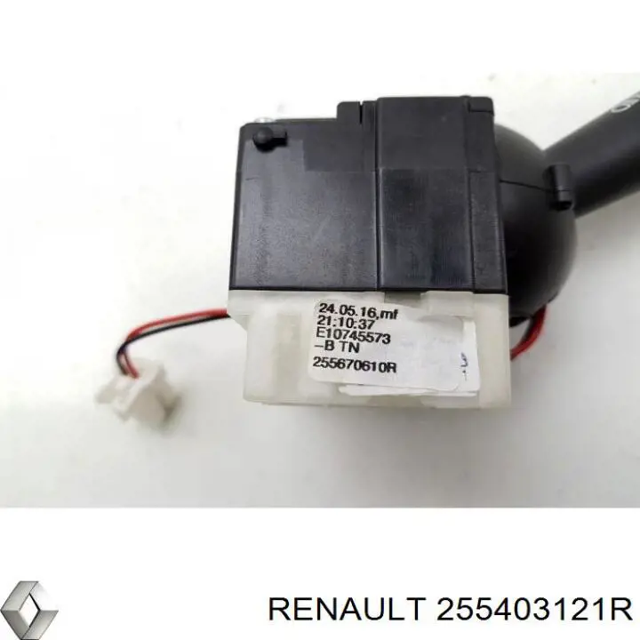 255403121R Renault (RVI) Comutador esquerdo instalado na coluna da direção