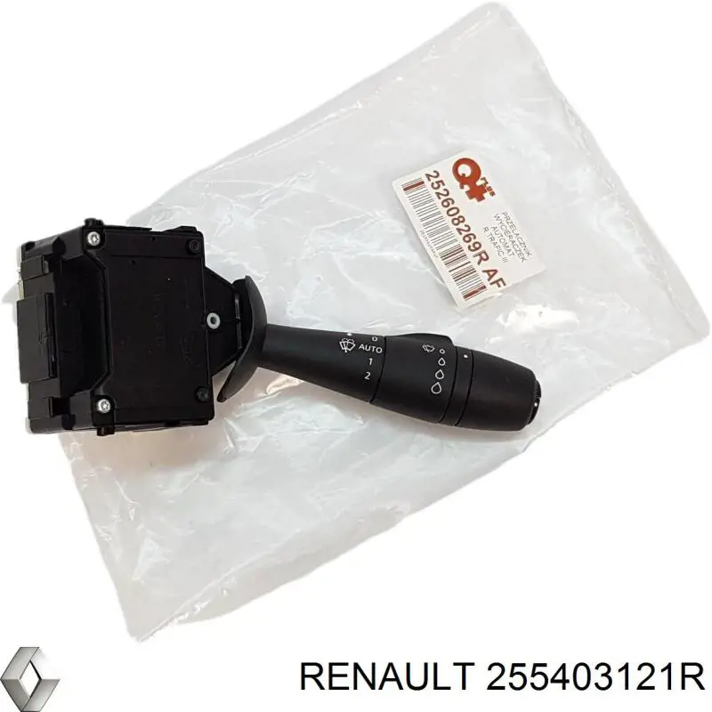 255403121R Renault (RVI) Comutador esquerdo instalado na coluna da direção
