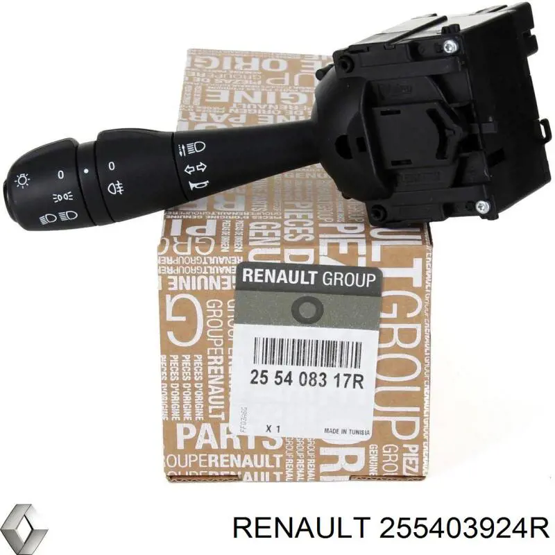 255403924R Renault (RVI) Comutador esquerdo instalado na coluna da direção