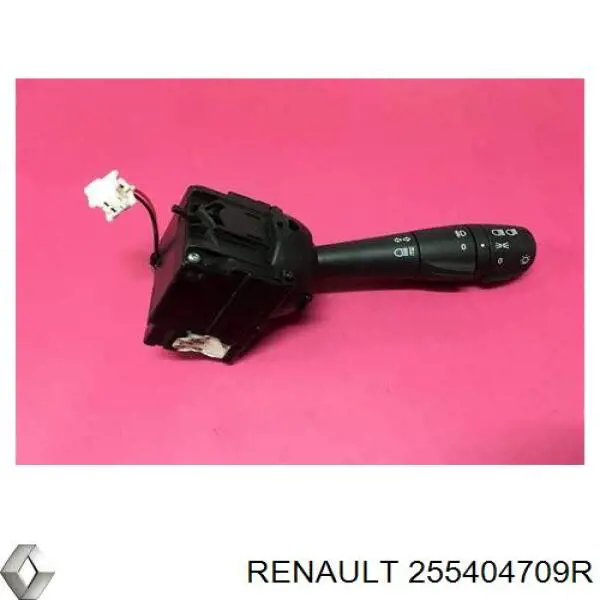 255404709R Renault (RVI) Comutador esquerdo instalado na coluna da direção