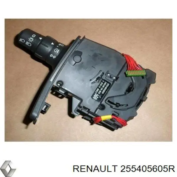 255405605R Renault (RVI) Comutador esquerdo instalado na coluna da direção