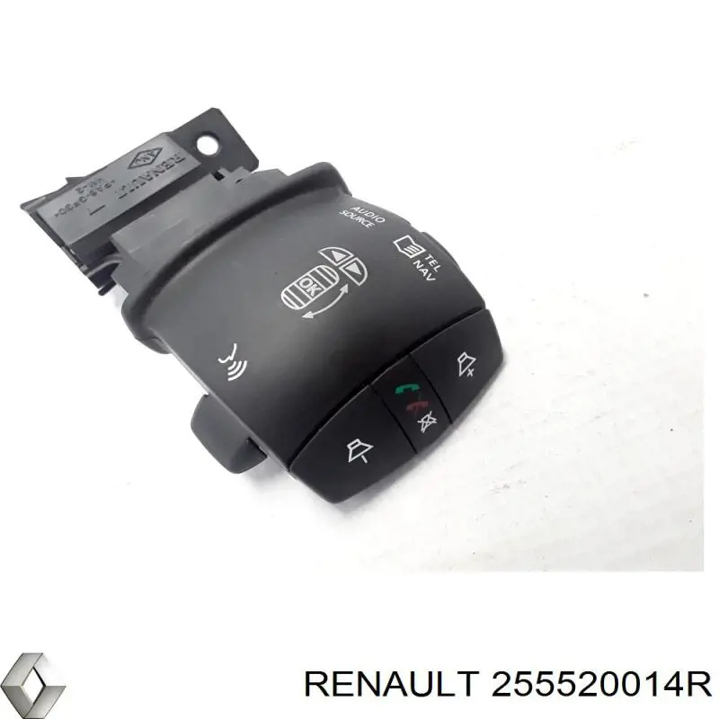 255520014R Renault (RVI) Comutador instalado na coluna da direção, de controlo do sistema de áudio