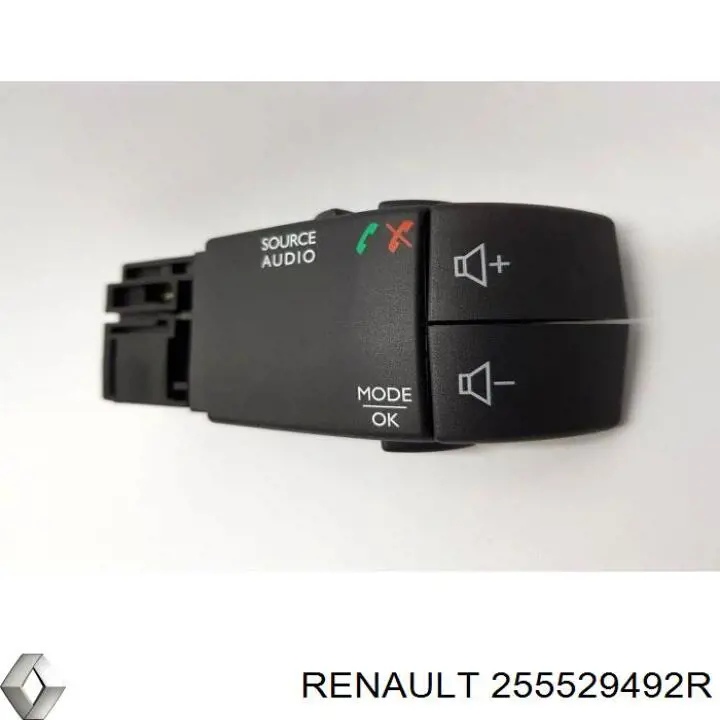 Compre 255529492R Renault (RVI) Comutador instalado na coluna da direção, montado