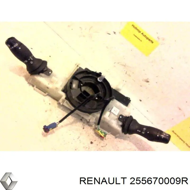 255670009R Renault (RVI) Comutador esquerdo instalado na coluna da direção