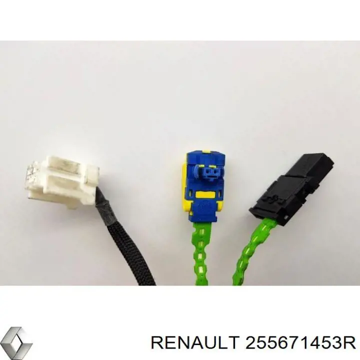Comutador instalado na coluna da direção, montado 255671453R Renault (RVI)