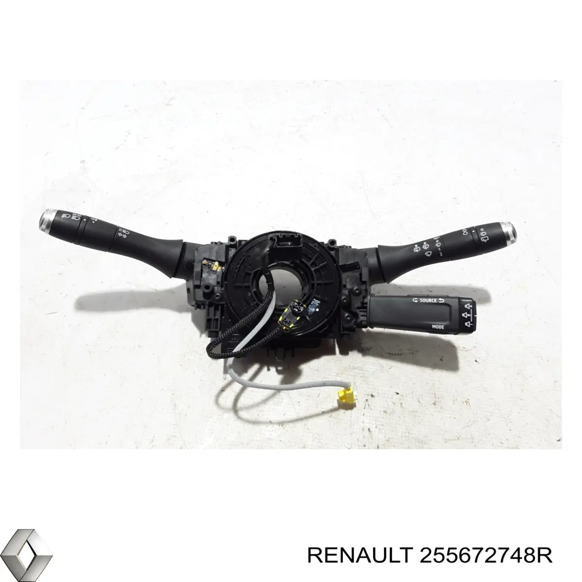 Comutador instalado na coluna da direção, montado para Renault Clio V B7