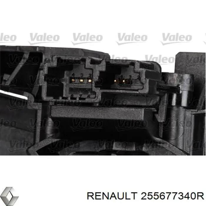 Comutador instalado na coluna da direção, parte central 255677340R Renault (RVI)