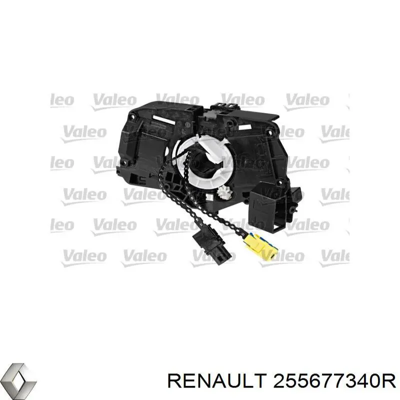 Comutador instalado na coluna da direção, parte central Renault (RVI) 255677340R preço, a partir de 137,43 USD