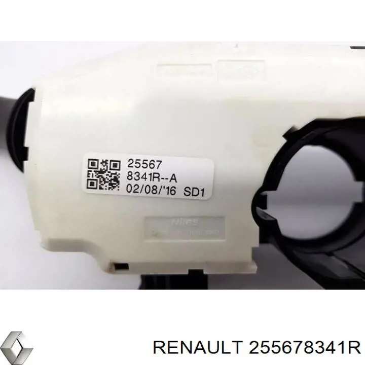 Compre 255678341R Renault (RVI) Comutador instalado na coluna da direção, montado