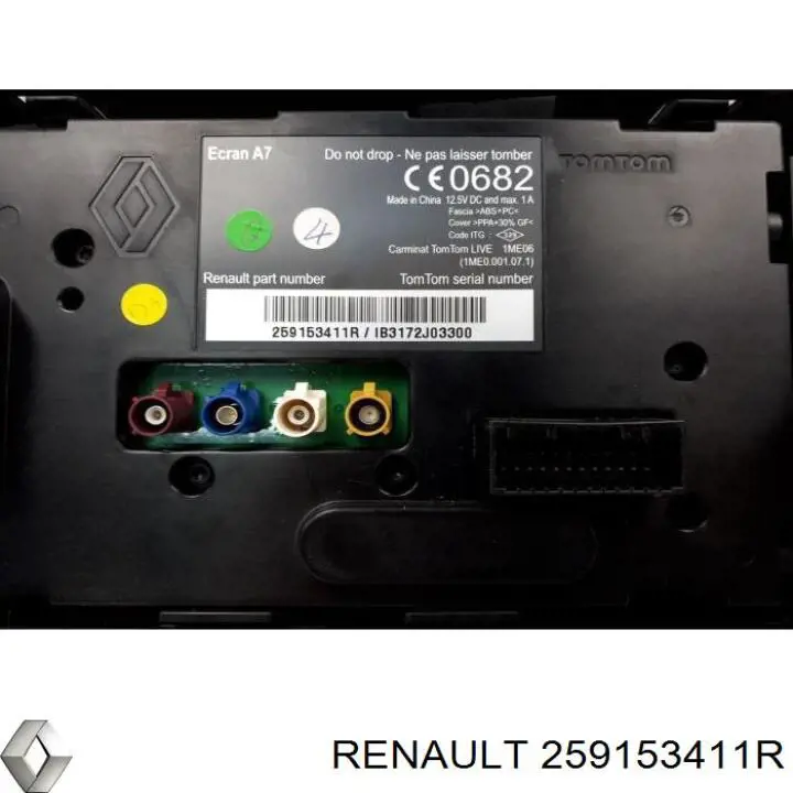 Compre 259153411R Renault (RVI) Mostrador multifuncional