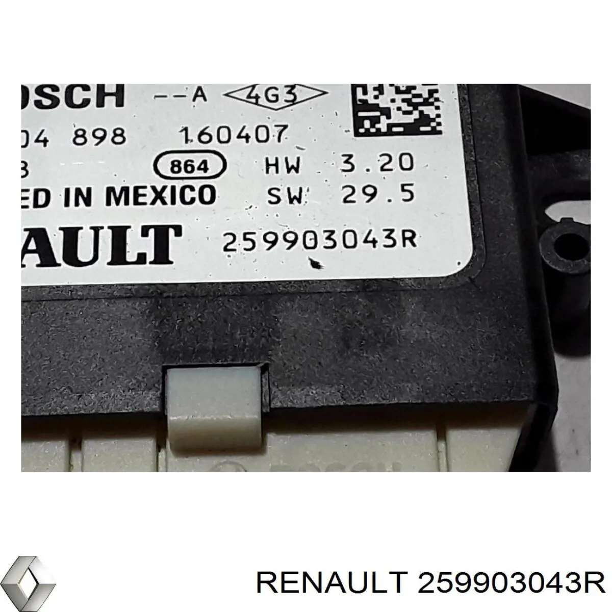 Módulo de direção (Centralina eletrônica) de sensor de estacionamento Renault (RVI) 259903043R preço, a partir de 107,45 USD
