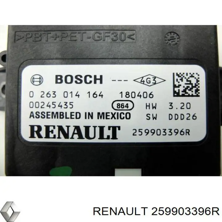 Módulo de direção (Centralina eletrônica) de sensor de estacionamento Renault (RVI) 259903396R preço, a partir de 98,92 USD