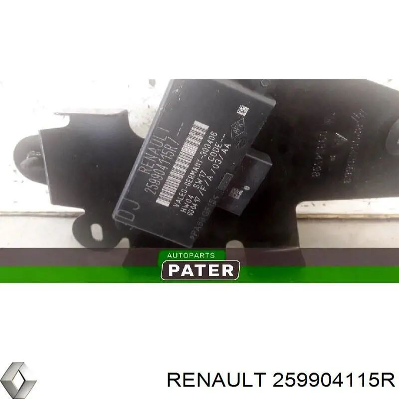 259904115R Renault (RVI) Módulo de direção (Centralina eletrônica) de sensor de estacionamento