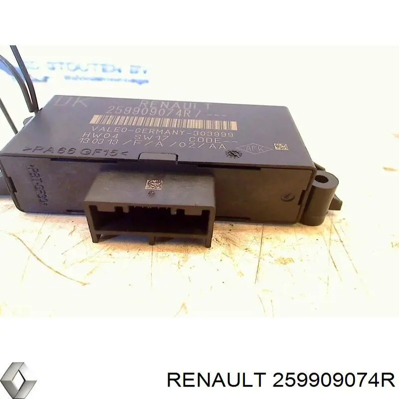 259909074R Renault (RVI) Módulo de direção (Centralina eletrônica) de sensor de estacionamento