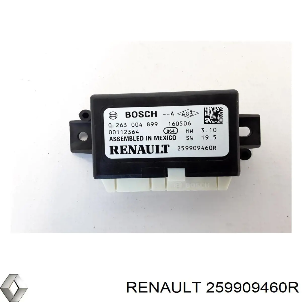 259909460R Renault (RVI) Módulo de direção (Centralina eletrônica) de sensor de estacionamento