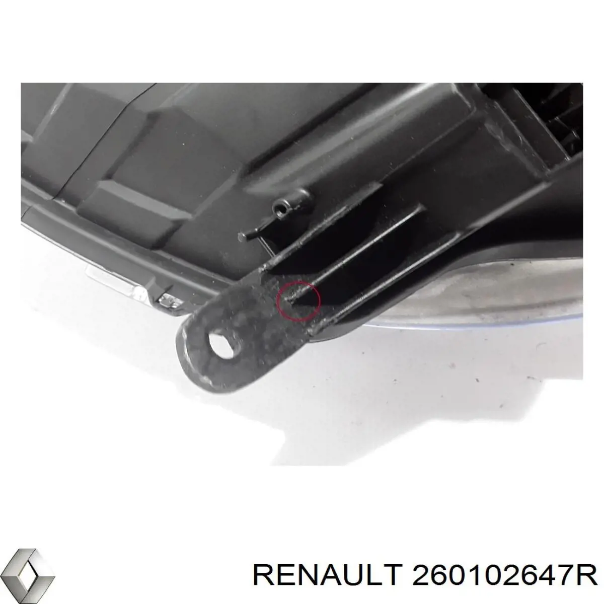Compre 260102647R Renault (RVI) Luz direita