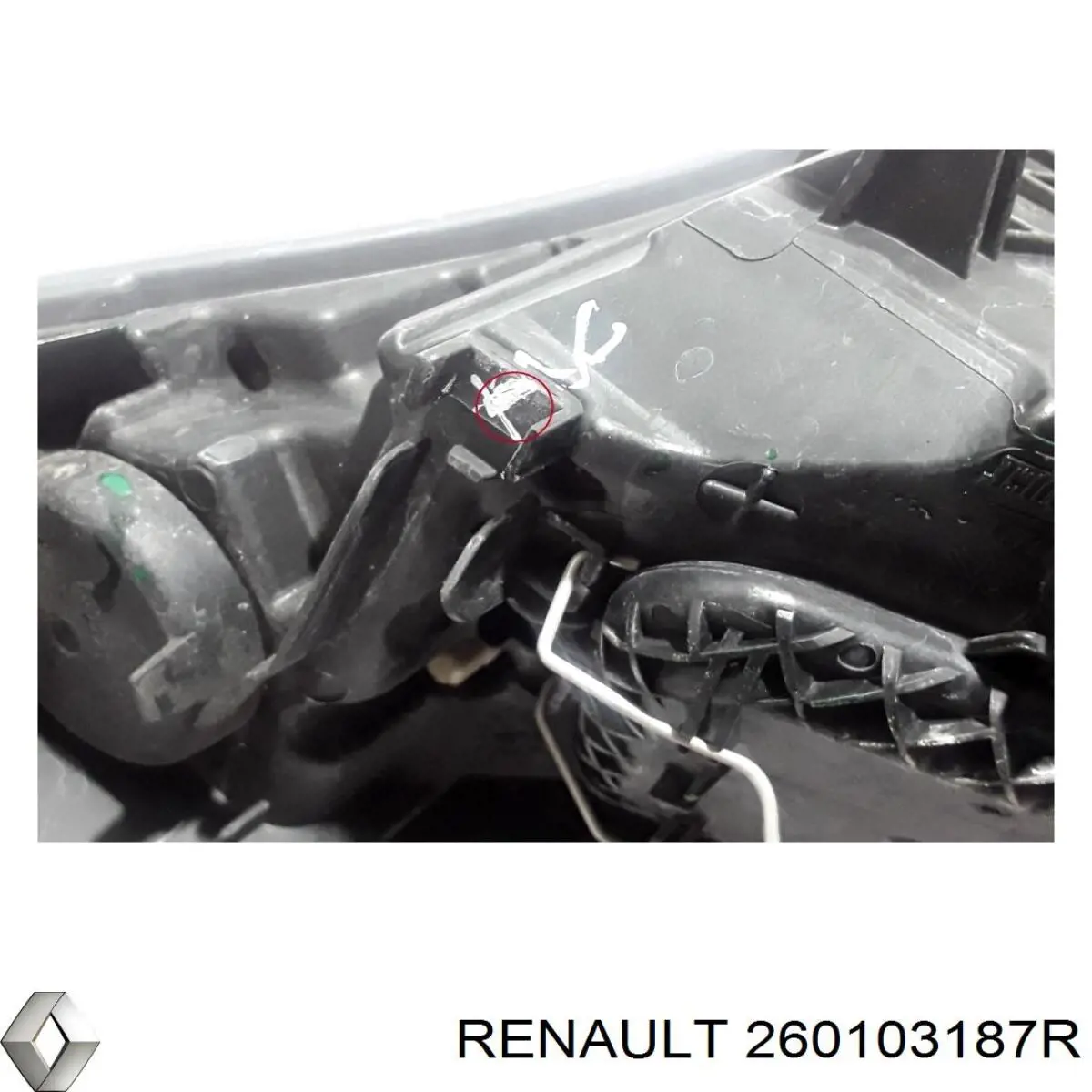 Compre 260103187R Renault (RVI) Luz direita