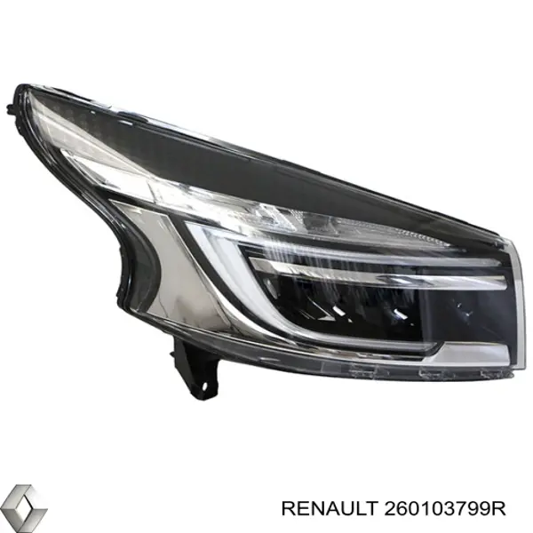 Luz direita Renault (RVI) 260103799R preço, a partir de 1230,52 USD