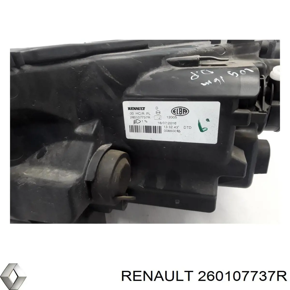 Luz direita Renault (RVI) 260107737R preço, a partir de 156,91 USD