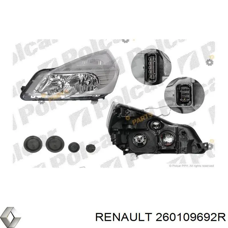 260109692R Renault (RVI) Luz direita