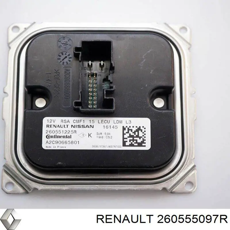 260555097R Renault (RVI) Módulo de direção (Centralina eletrônica) das luzes