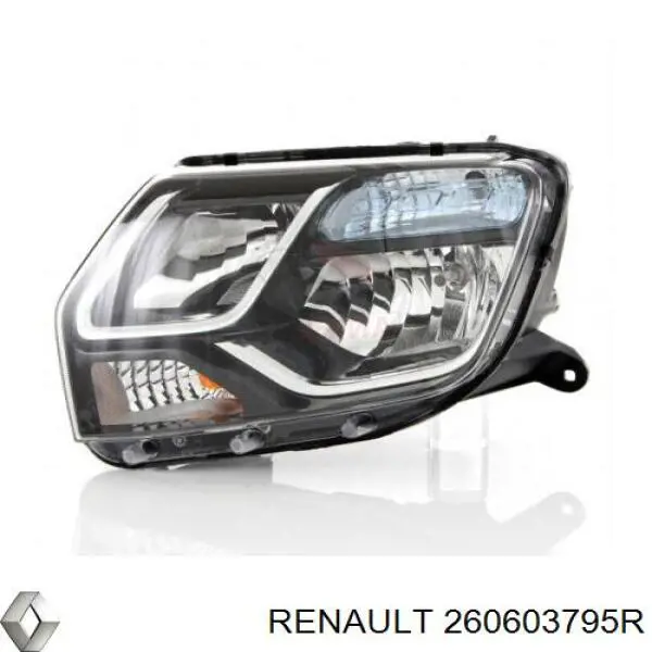 Luz esquerda Renault (RVI) 260603795R preço, a partir de 248,57 USD