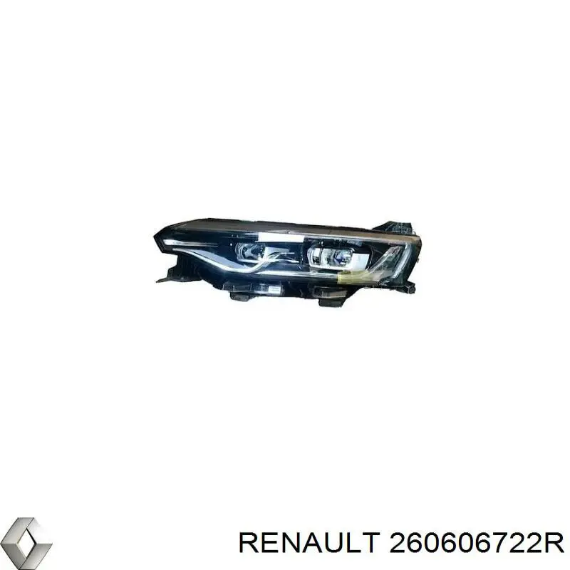 Luz esquerda 260606722R Renault (RVI)