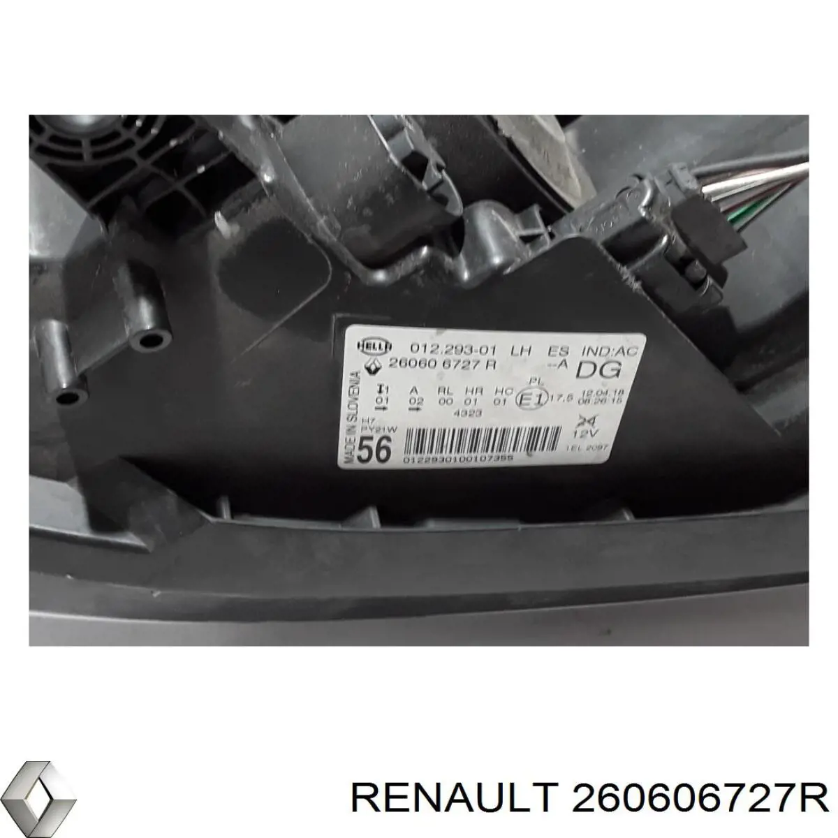 Luz esquerda Renault (RVI) 260606727R