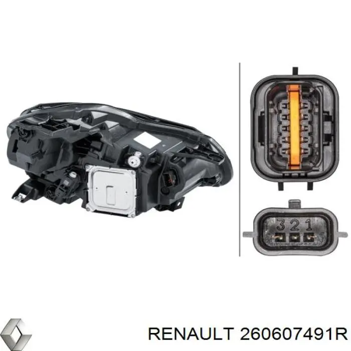 Luz esquerda Renault CAPTUR II HF