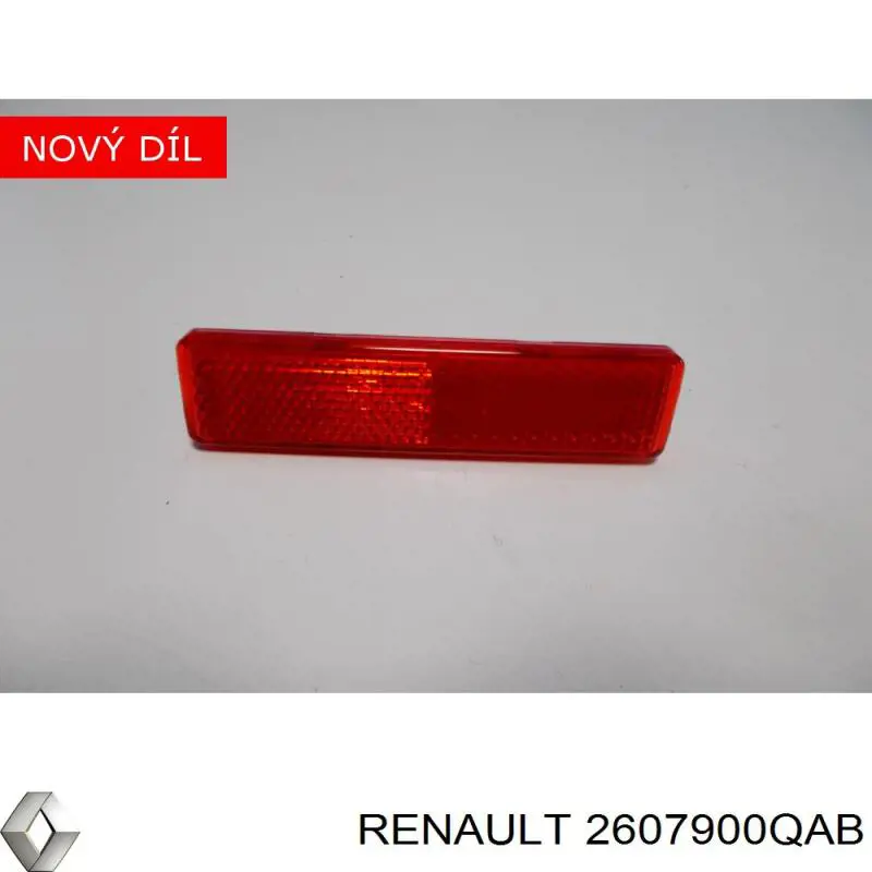 Retrorrefletor (refletor) do pára-choque traseiro Renault (RVI) 2607900QAB preço, a partir de 18,18 USD