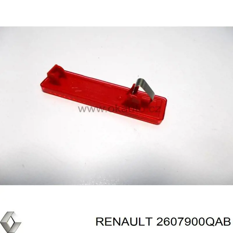 Compre 2607900QAB Renault (RVI) Retrorrefletor (refletor) do pára-choque traseiro