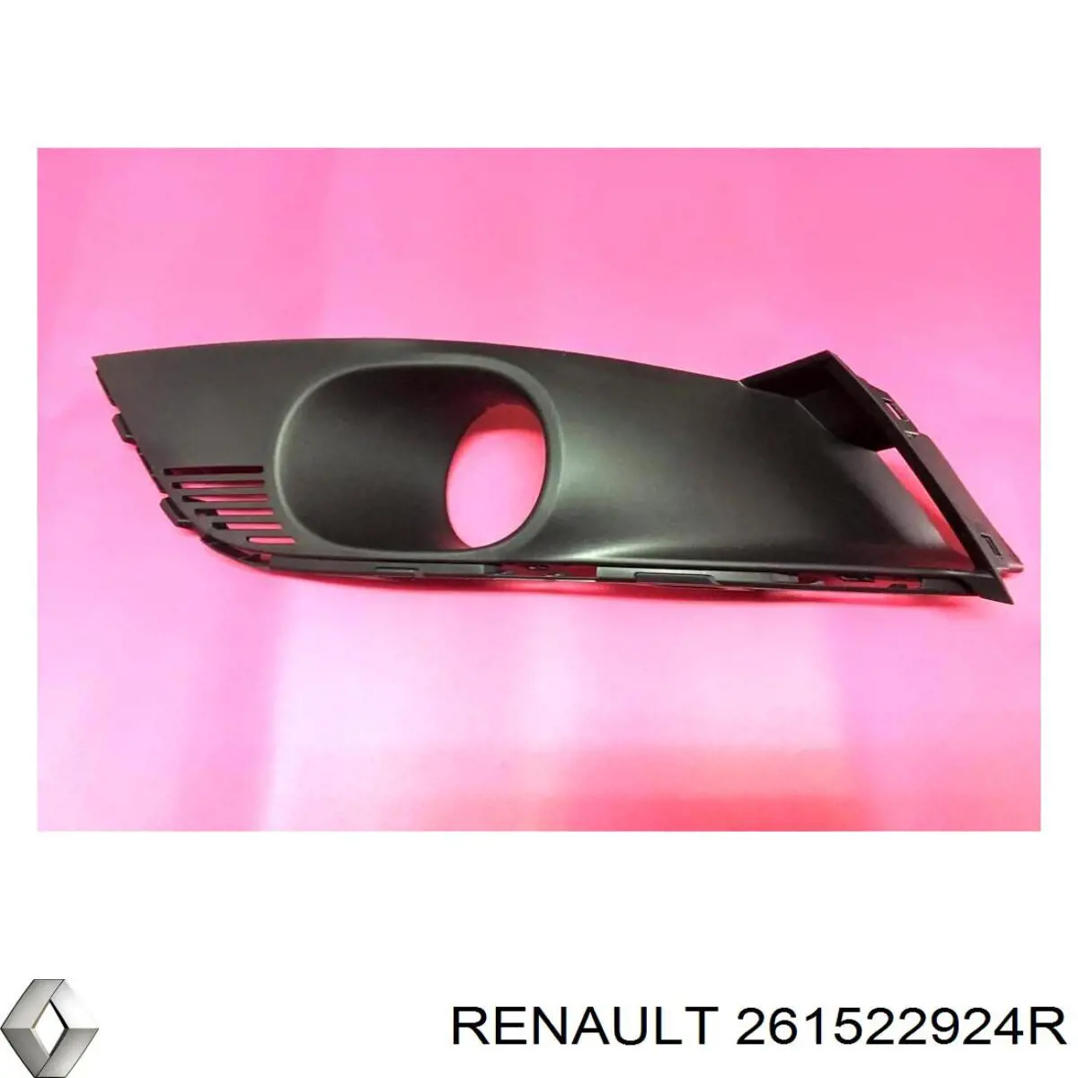 Tampão (grelha) das luzes de nevoeiro do pára-choque dianteiro Renault (RVI) 261522924R preço, a partir de 54,48 USD