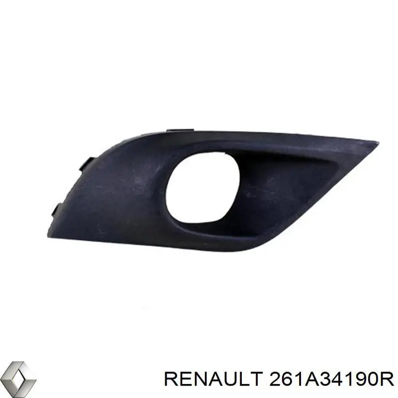 Compre 261A34190R Renault (RVI) Consola de fixação das luzes de nevoeiro esquerdas