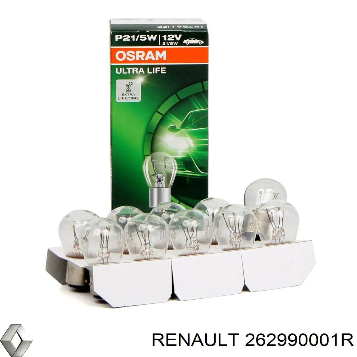 Lâmpada Renault (RVI) 262990001R preço, a partir de 3,62 USD