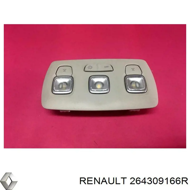 Quebra-luz traseiro de iluminação de salão (de cabina) Renault (RVI) 264309166R preço, a partir de 69,53 USD