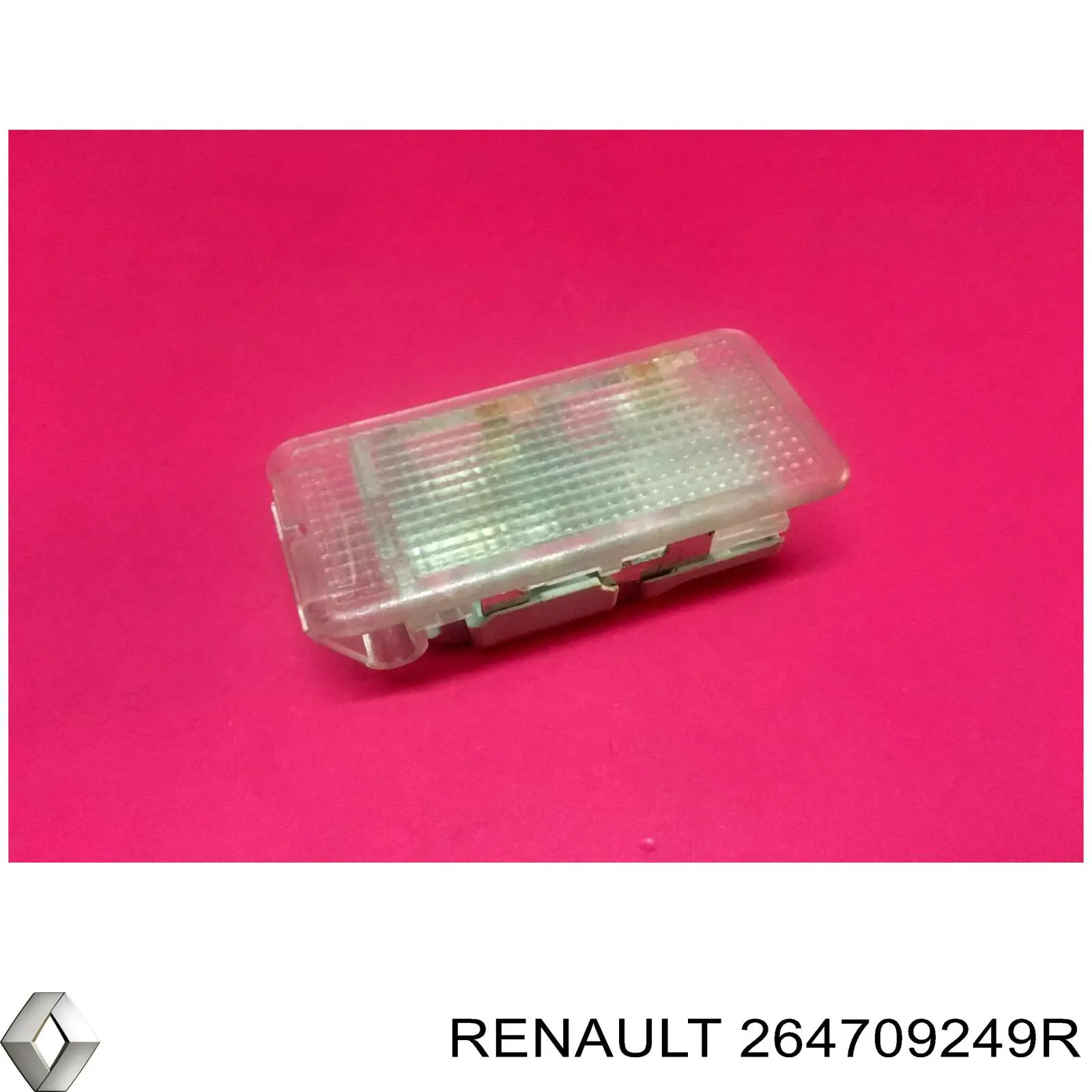 264709249R Renault (RVI) Quebra-luz da luz de fundo da seção de bagagem