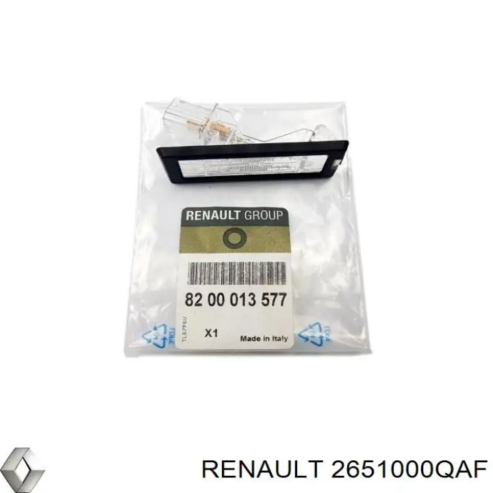 Lanterna da luz de fundo de matrícula traseira Nissan/Infiniti 2651000QAF preço, a partir de 61,19 USD