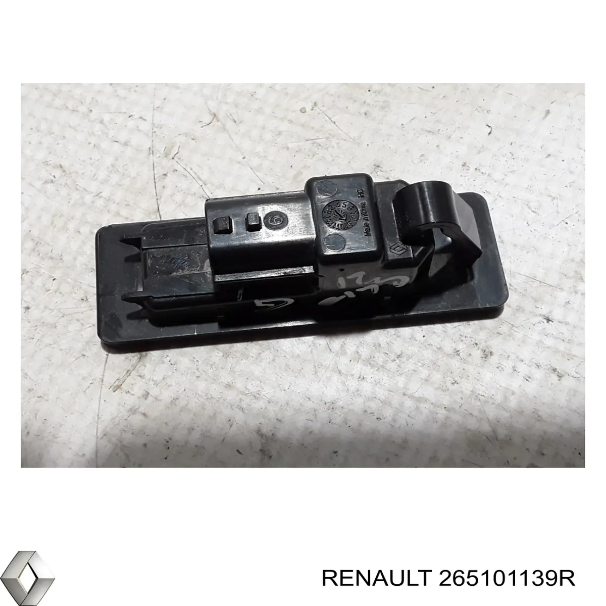 265101139R Renault (RVI) Lanterna da luz de fundo de matrícula traseira