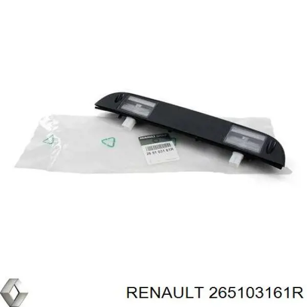 265103161R Renault (RVI) Caixa da luz de fundo de matrícula