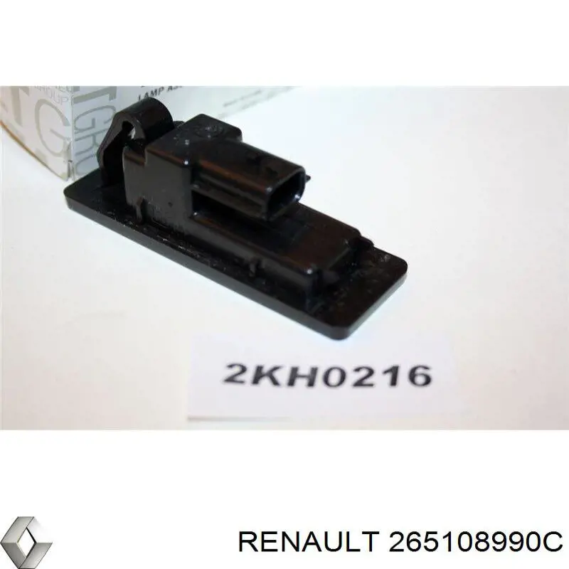Lanterna da luz de fundo de matrícula traseira Renault (RVI) 265108990C preço, a partir de 14,99 USD