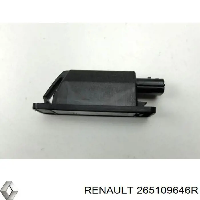 265109646R Renault (RVI) Lanterna da luz de fundo de matrícula traseira