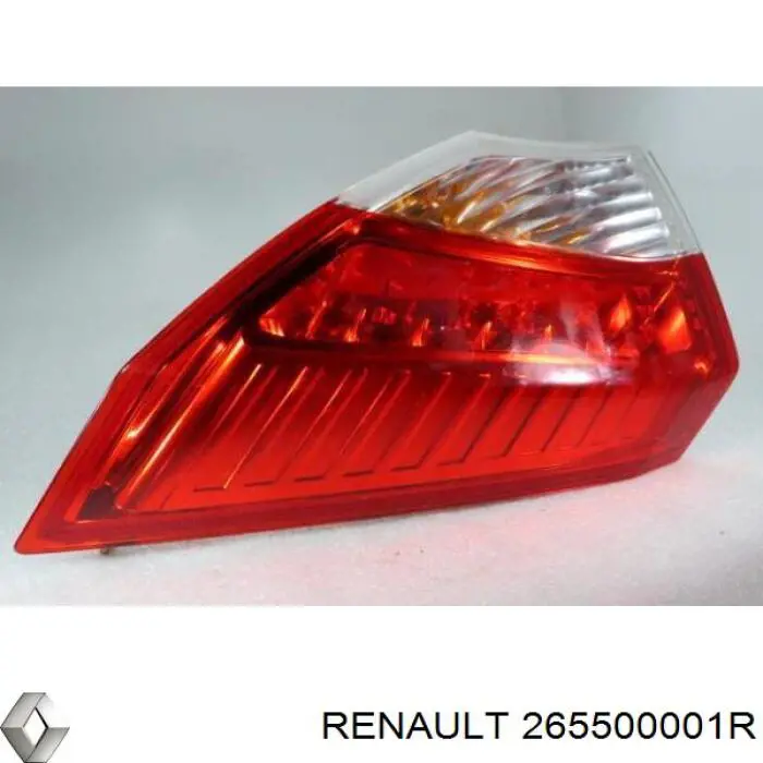 Compre 265500001R Renault (RVI) Lanterna traseira direita externa