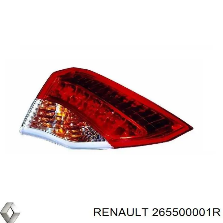 265500001R Renault (RVI) Lanterna traseira direita externa