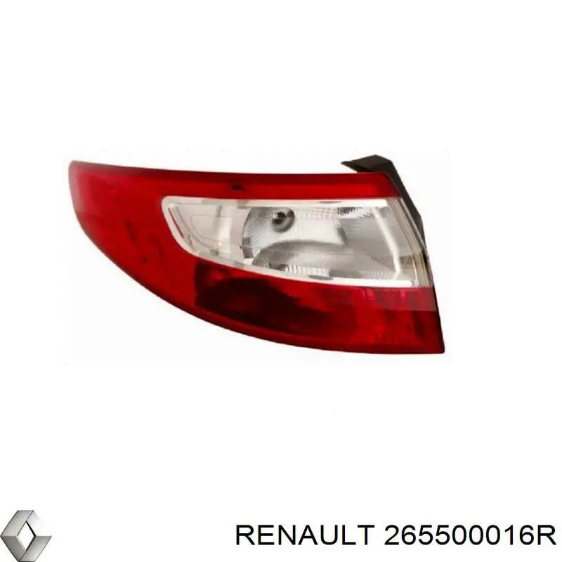 Compre 265500016R Renault (RVI) Lanterna traseira direita externa