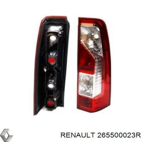 Compre 265500023R Renault (RVI) Lanterna traseira direita