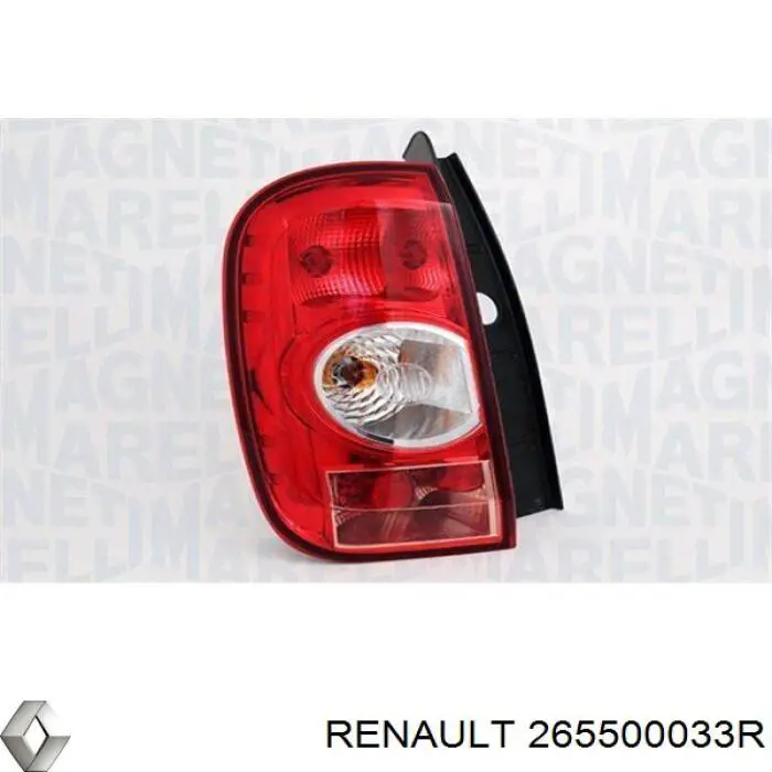 Lanterna traseira direita Renault (RVI) 265500033R preço, a partir de 87,45 USD