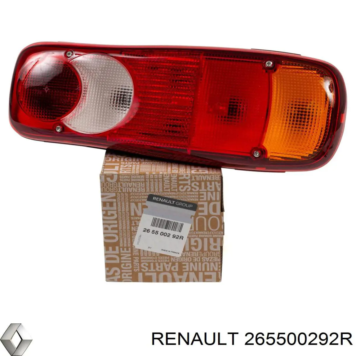 265500292R Renault (RVI) Lanterna traseira direita